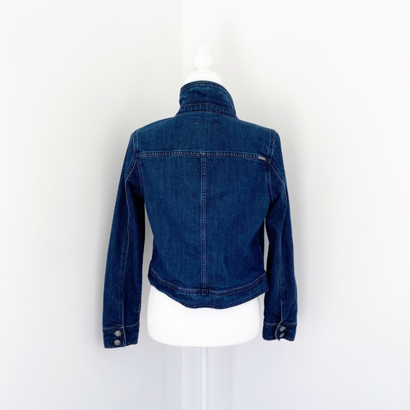 PrAna Organic Cotton Blend Jean Jacket Size Medium - Picture 3 of 8